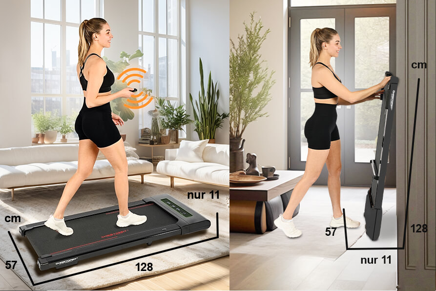 Walking Pad 4.1: Maximale Fitness, minimaler Platzbedarf